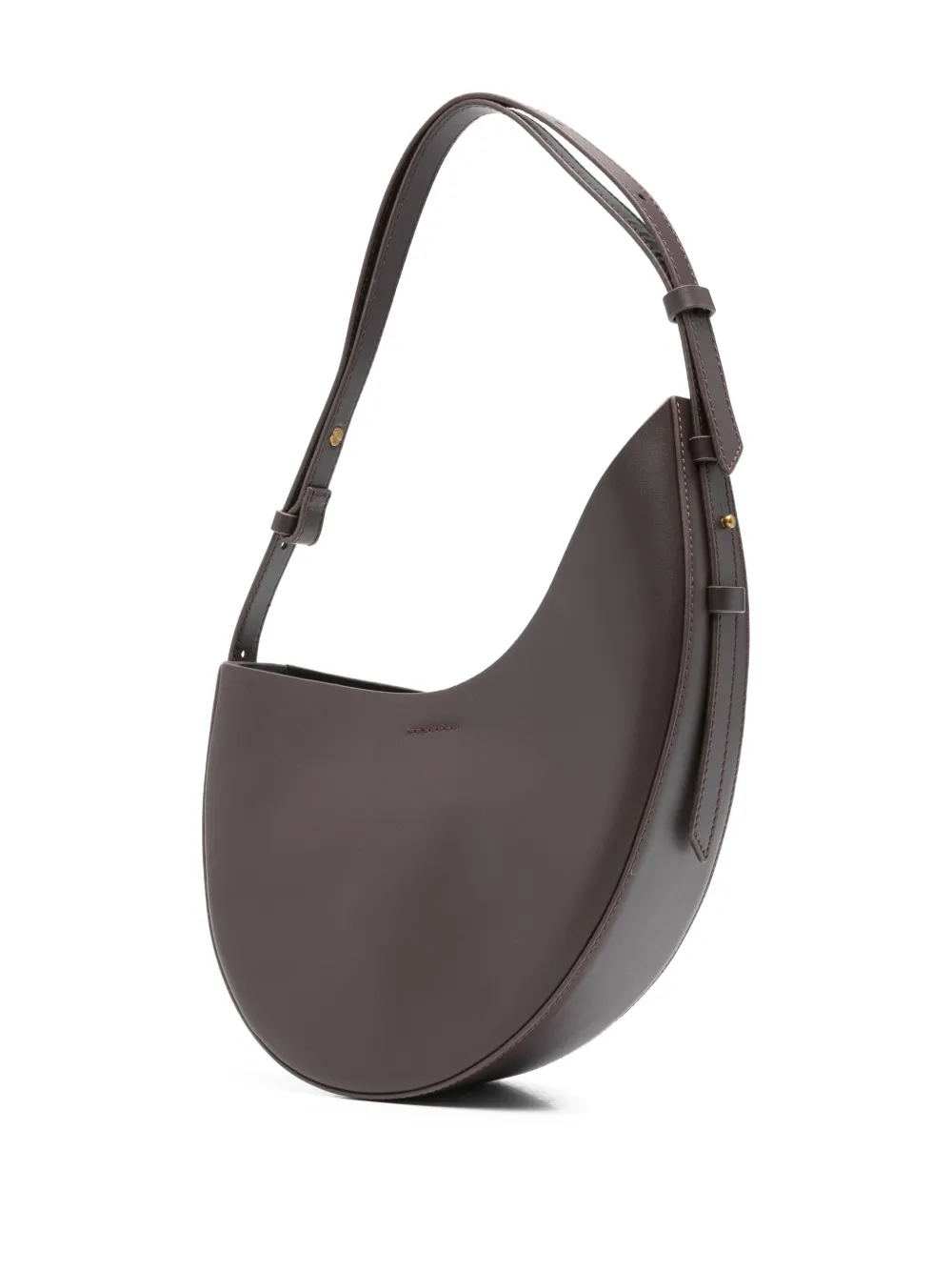 Soeur Winona leren schoudertas - Bruin