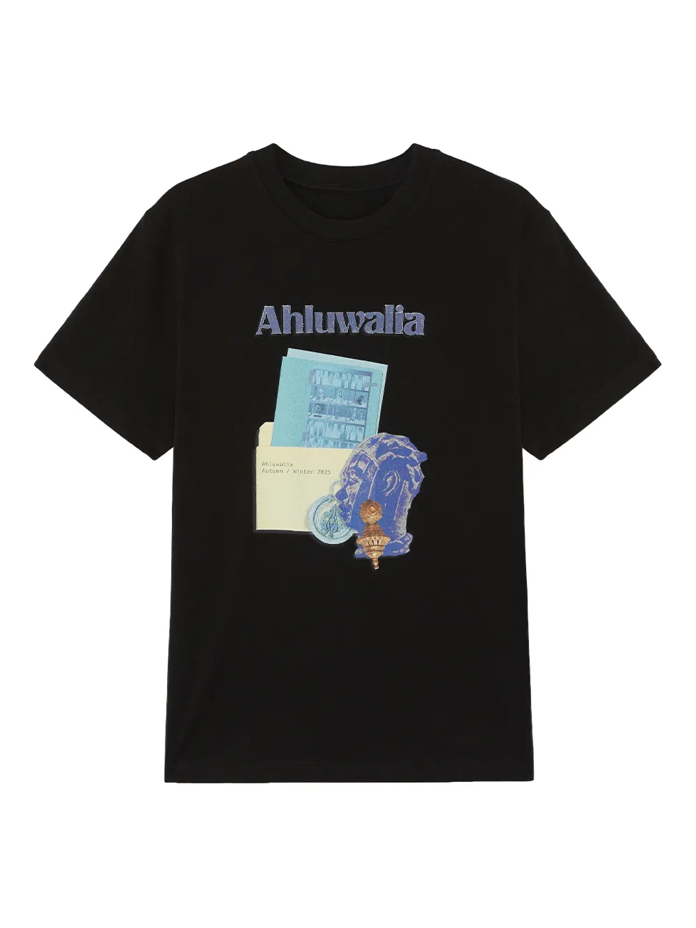 Ahluwalia graphic T-shirt | Black | Image 1