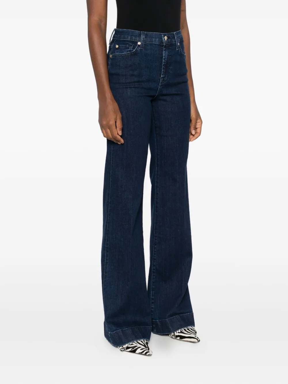 7 For All Mankind Dojo Jeans In Blue