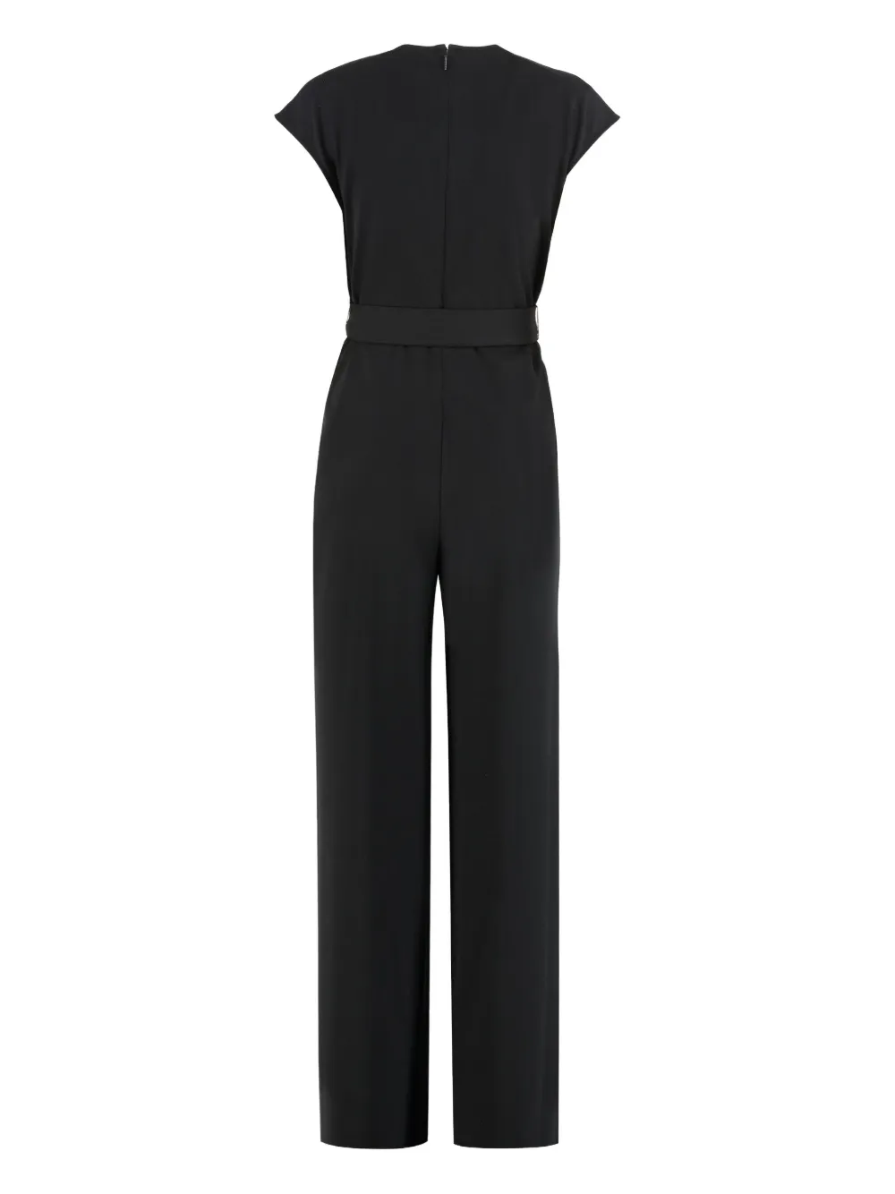 Calvin Klein tie-waist jumpsuit - Zwart