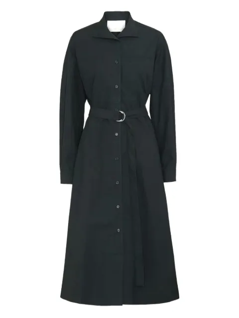 REMAIN belted long-sleeve shirt dress