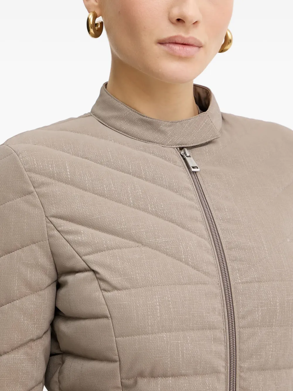 GUESS USA Gewatteerd jack Beige