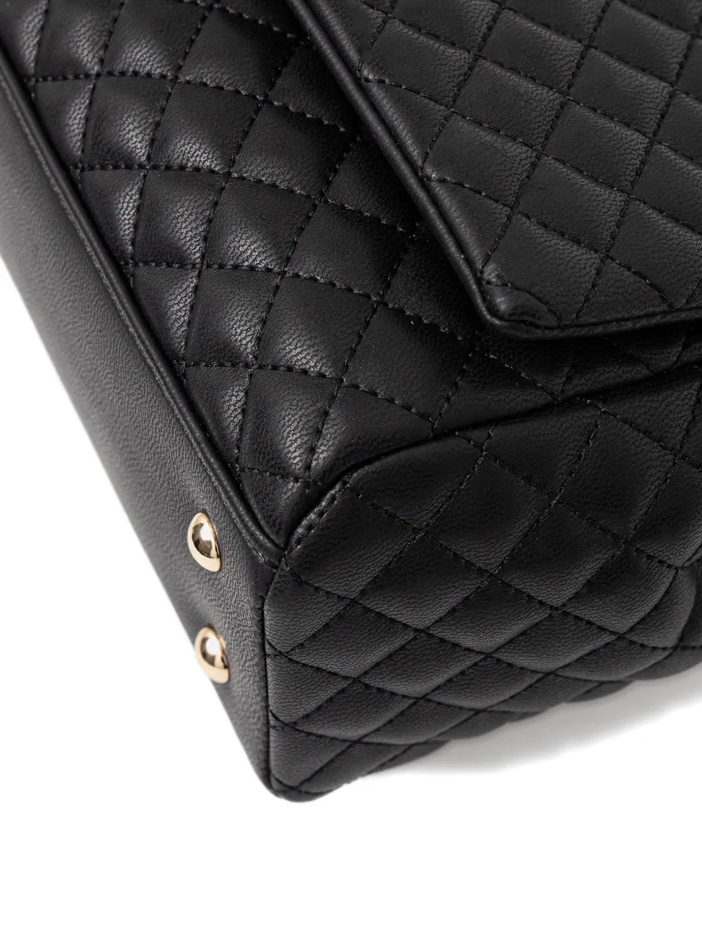 Guess Usa Everlee Quilted Shoulder Bag In Black