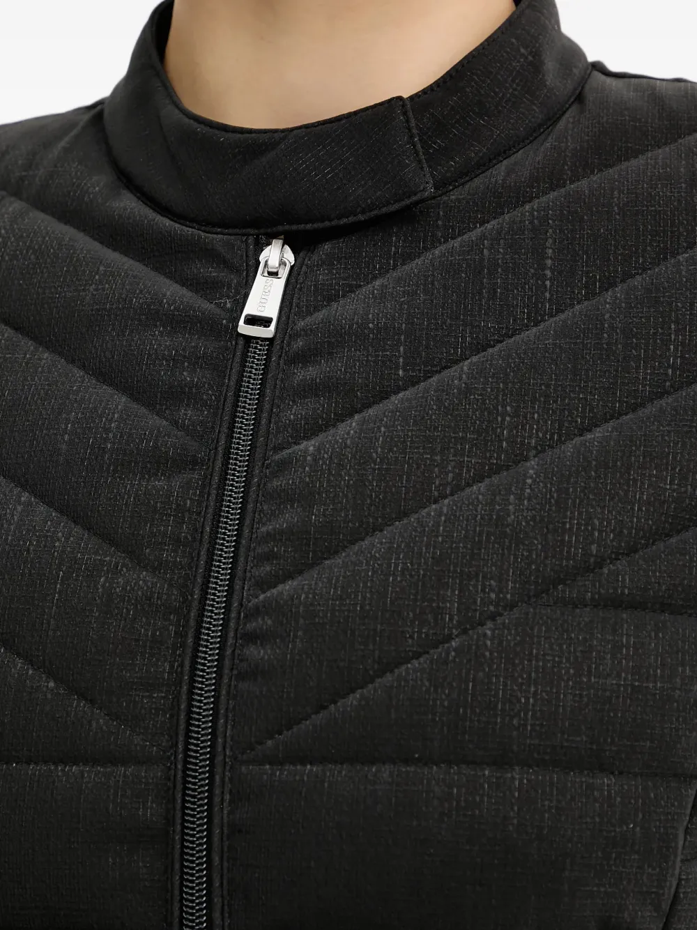 GUESS USA Gewatteerd jack Zwart