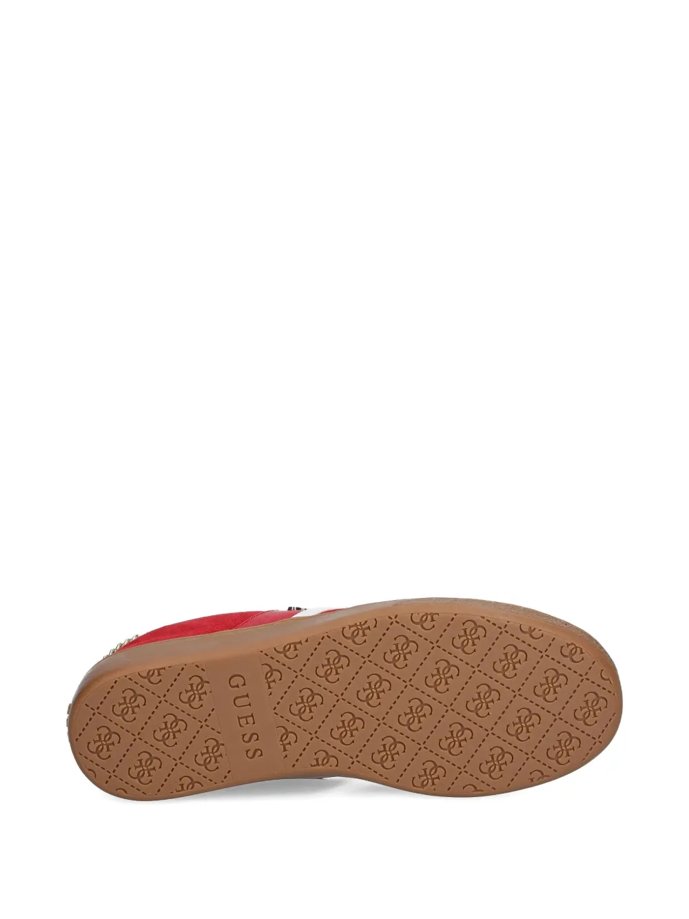 Guess Usa Naoko Chain-detail Sneakers In Red
