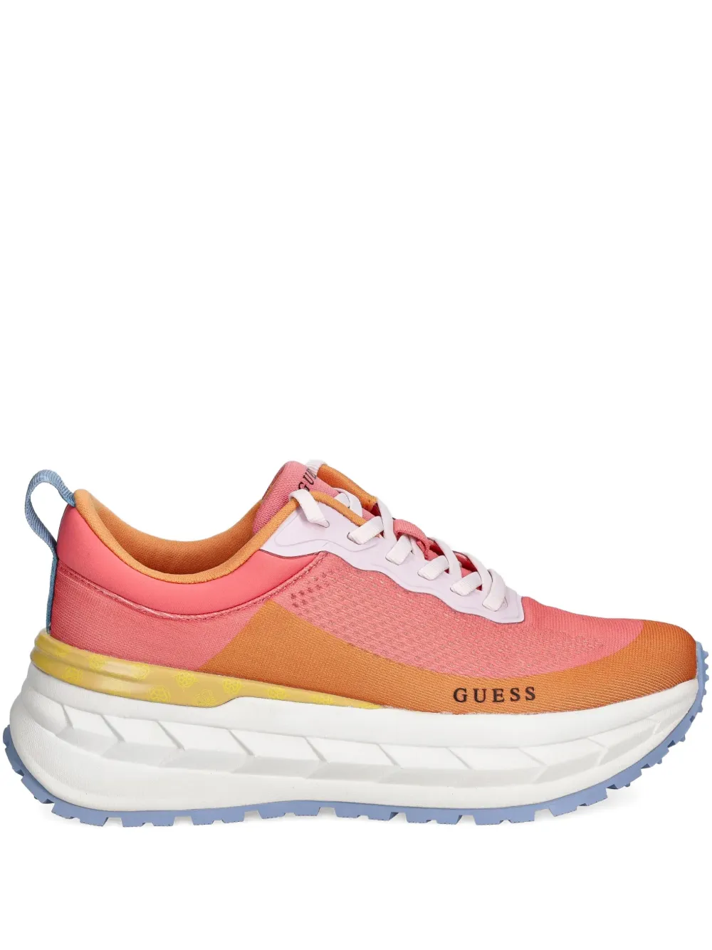 GUESS USA Runit lace-up sneakers | Pink | Image 1