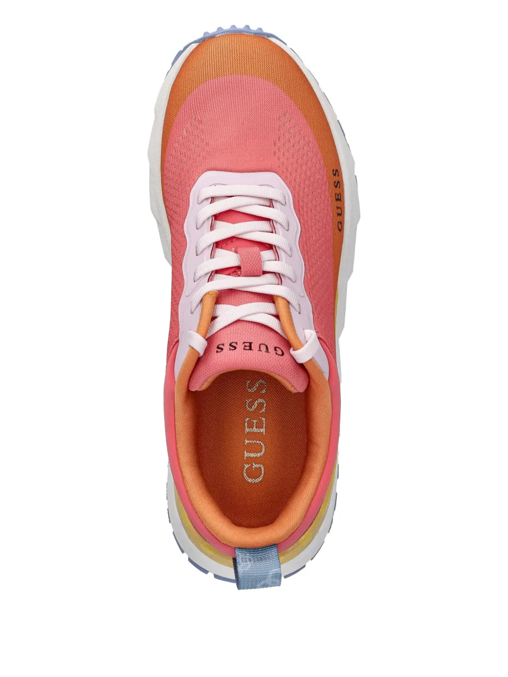 Guess Usa Runit Lace-up Sneakers In Pink