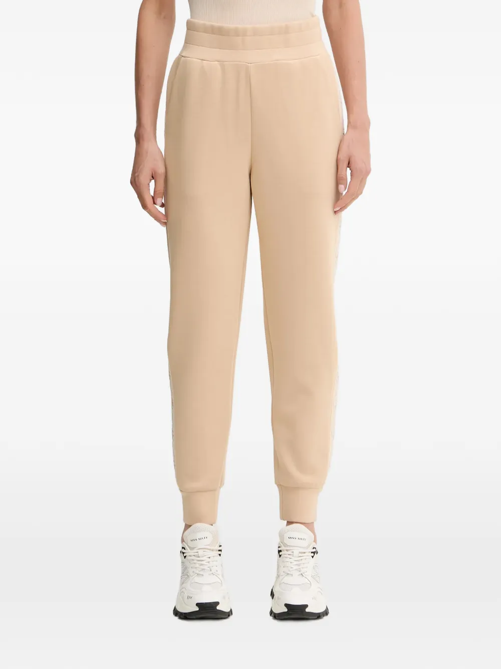 GUESS USA logo-print track pants | Neutrals | Image 1