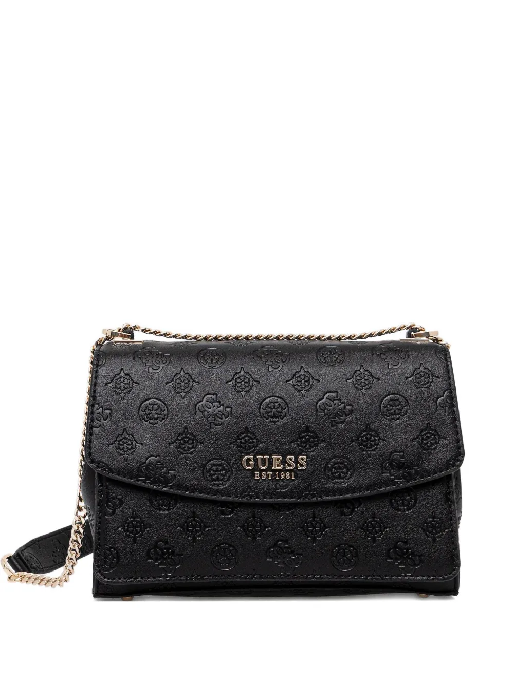 GUESS USA Phoebe 4G ショルダーバッグ ミニ - ブラック GUESS USA Phoebe 4G ショルダーバッグ ミニ - ブラック