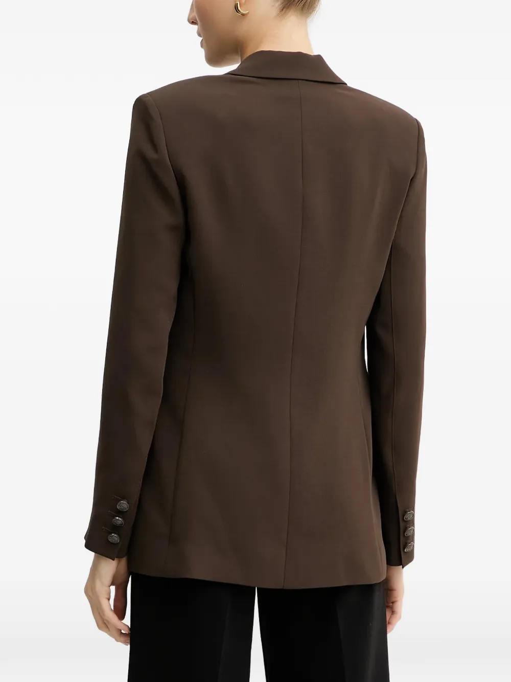 GUESS USA Blazer met knopen Bruin