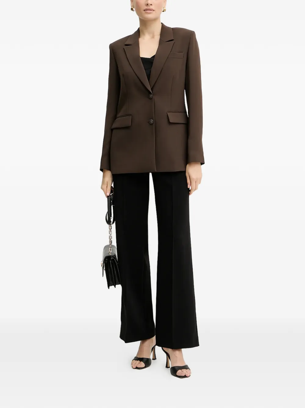 GUESS USA Blazer met knopen Bruin