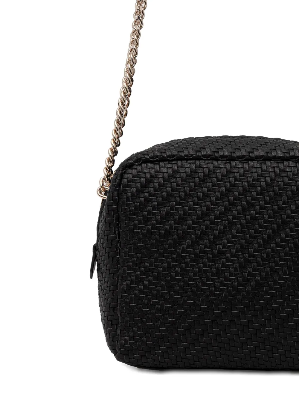 Guess Usa Mini Mirema Logo-detail Crossbody Bag In Black