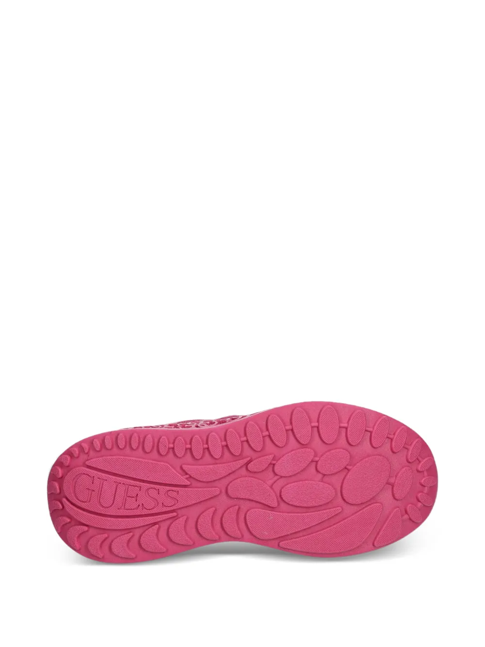 Guess Usa Mesh-panelled Sneakers In Pink