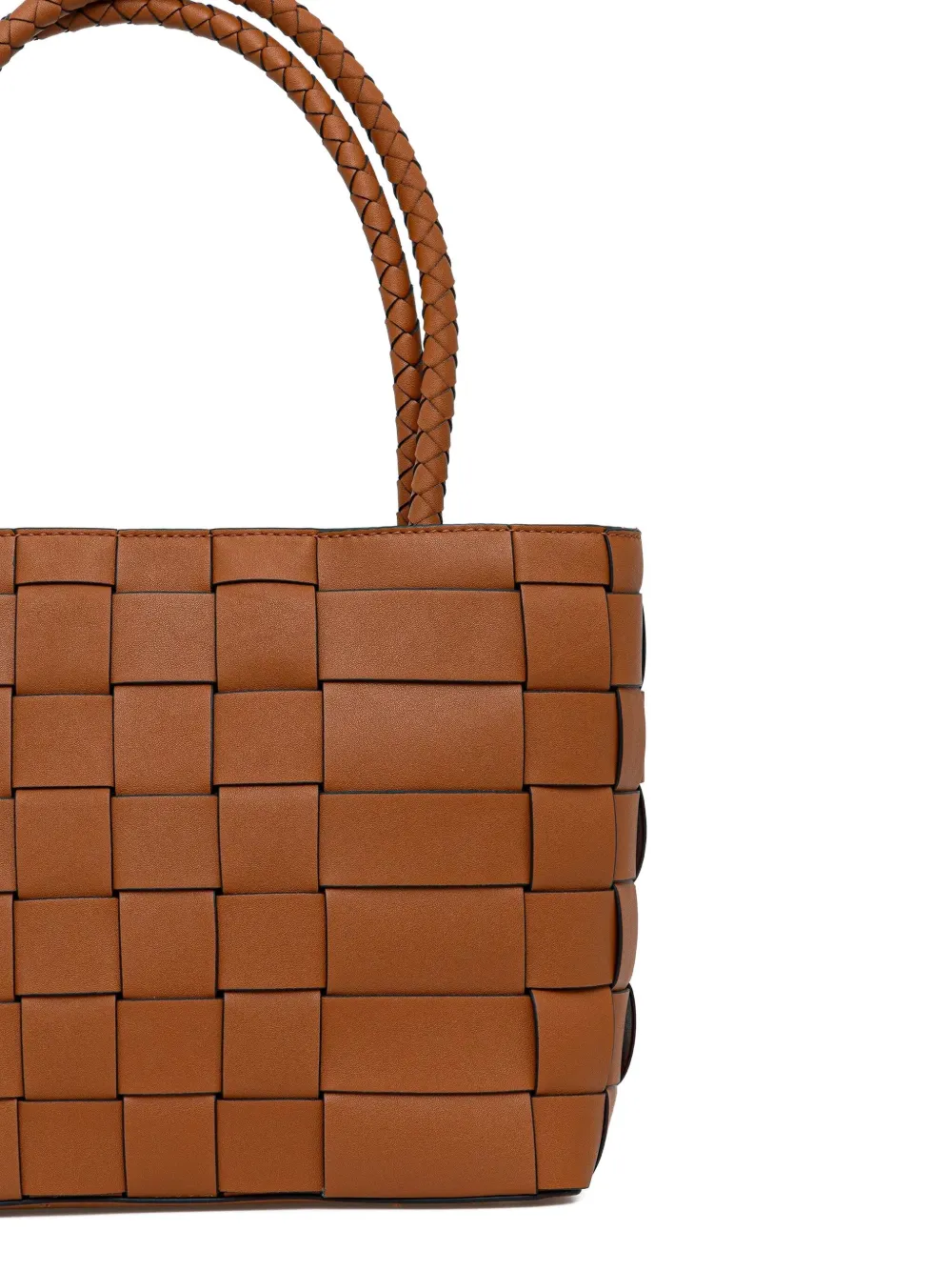 Guess Usa Maylee Logo-plaque Tote Bag In Brown