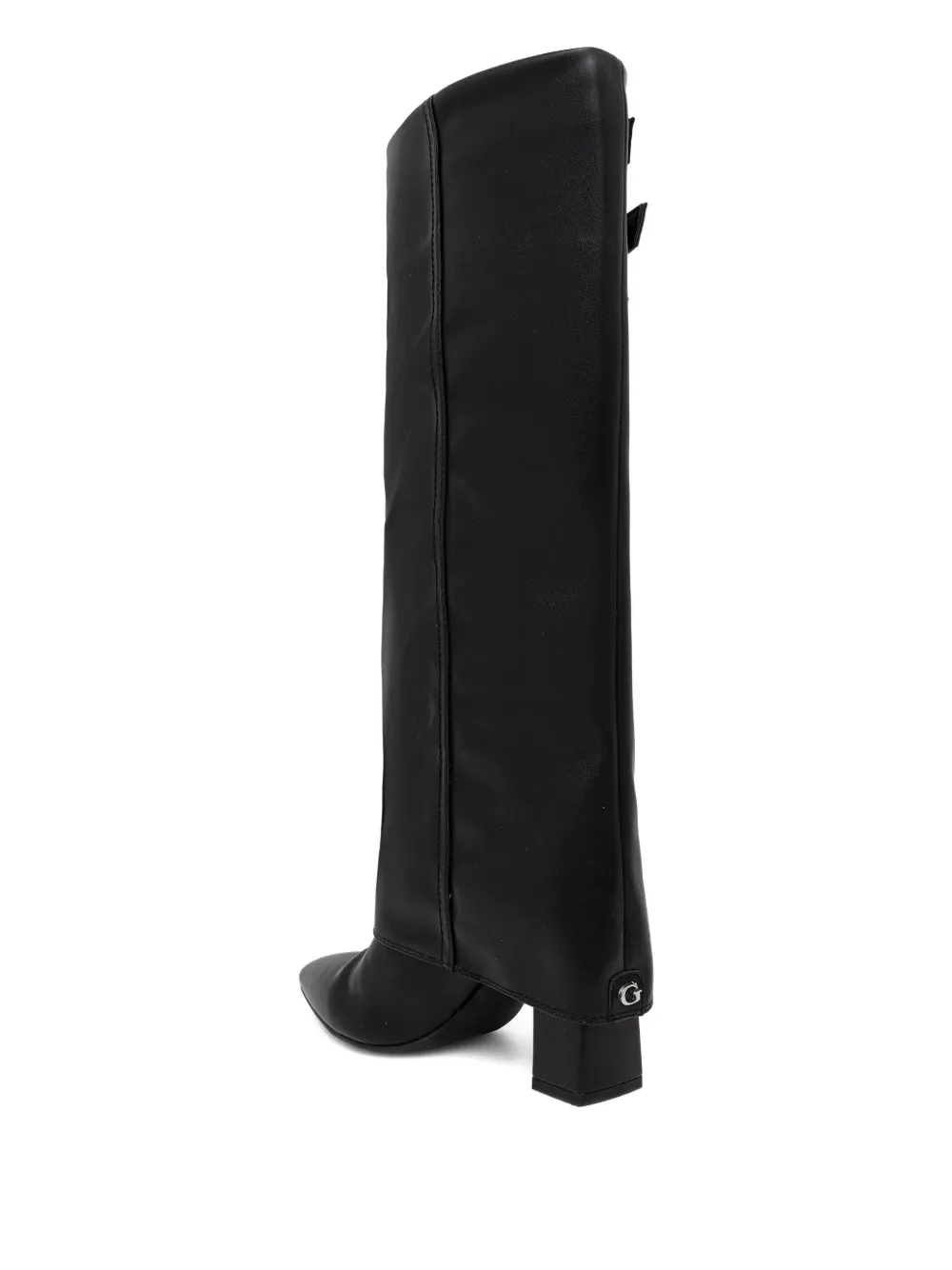 Guess Usa 85mm Garica Side-buckles Boots In Black