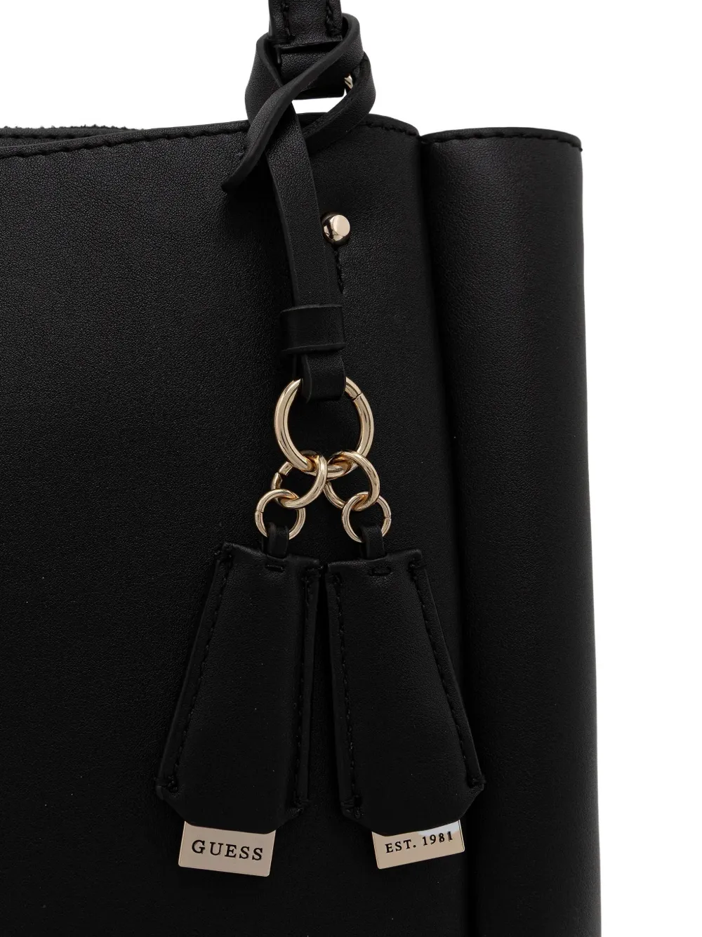 GUESS USA Talent shopper met ringbedel Zwart