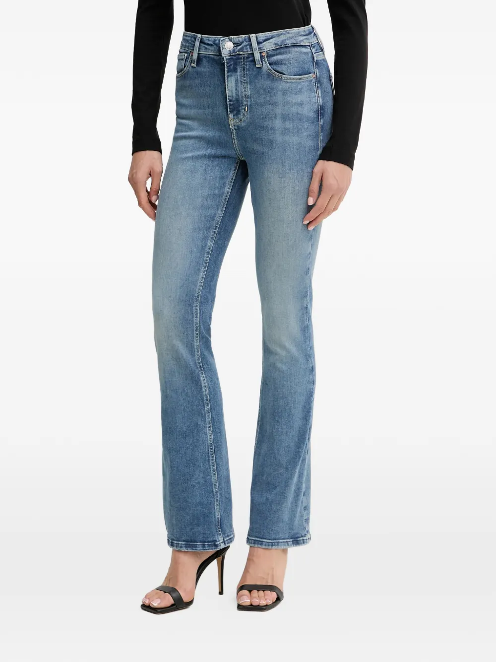 GUESS USA logo-plaque jeans · 24/34