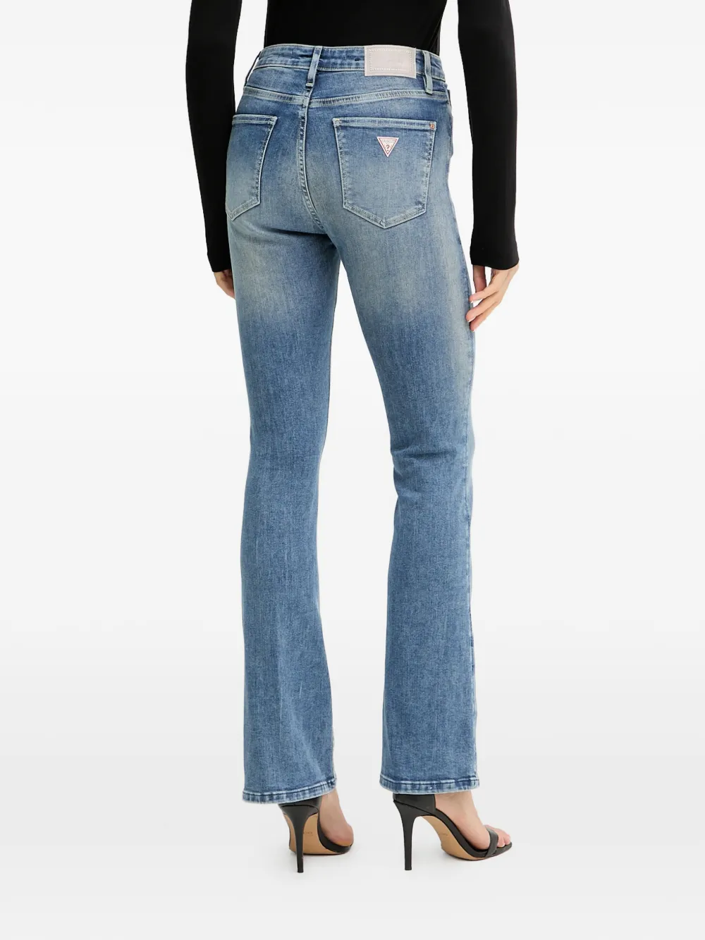  Guess Usa Logo-plaque Jeans - Blue 