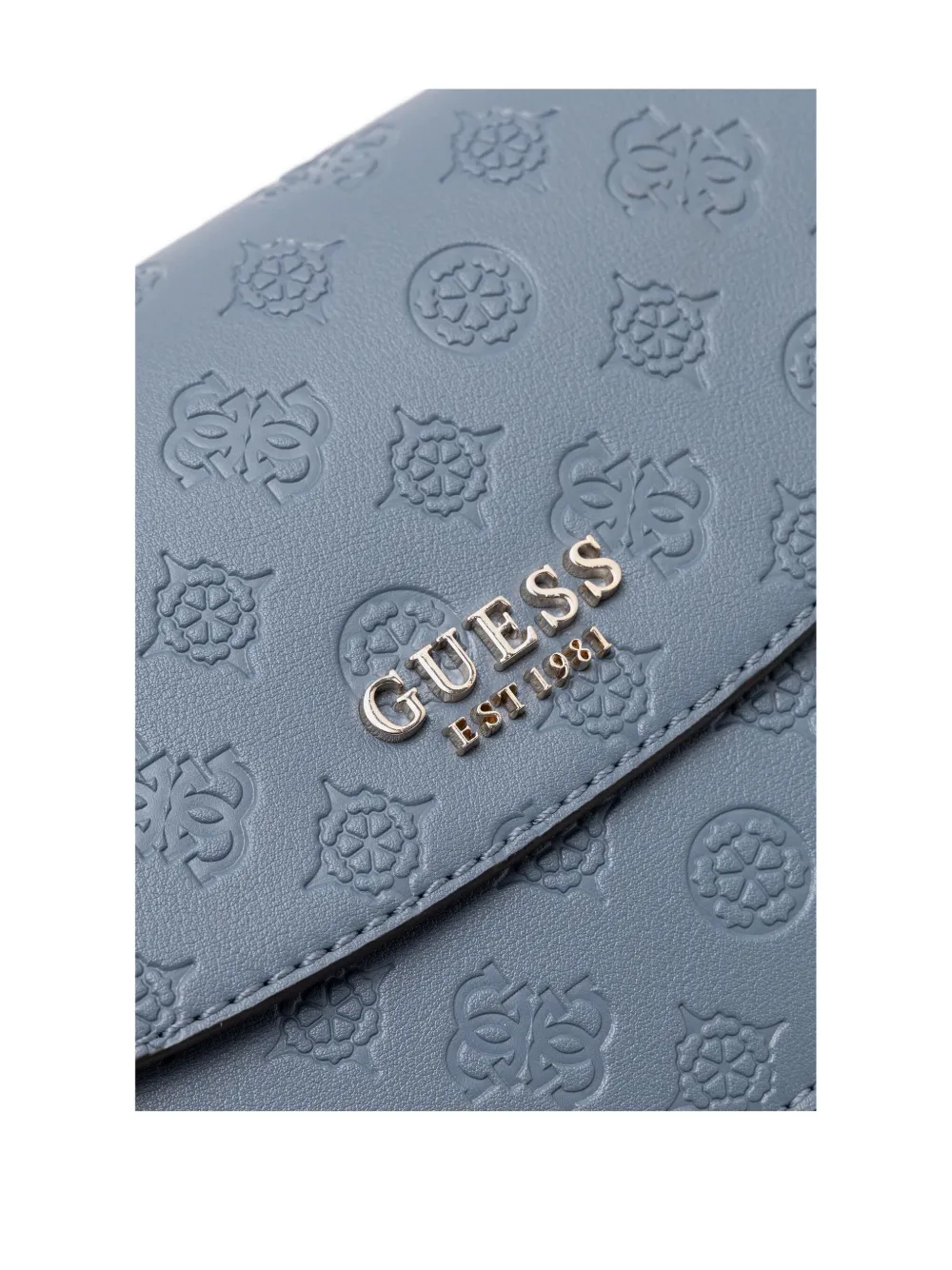 Guess Usa Mini Hoebe 4g Logo-details Crossbody Bag In Black