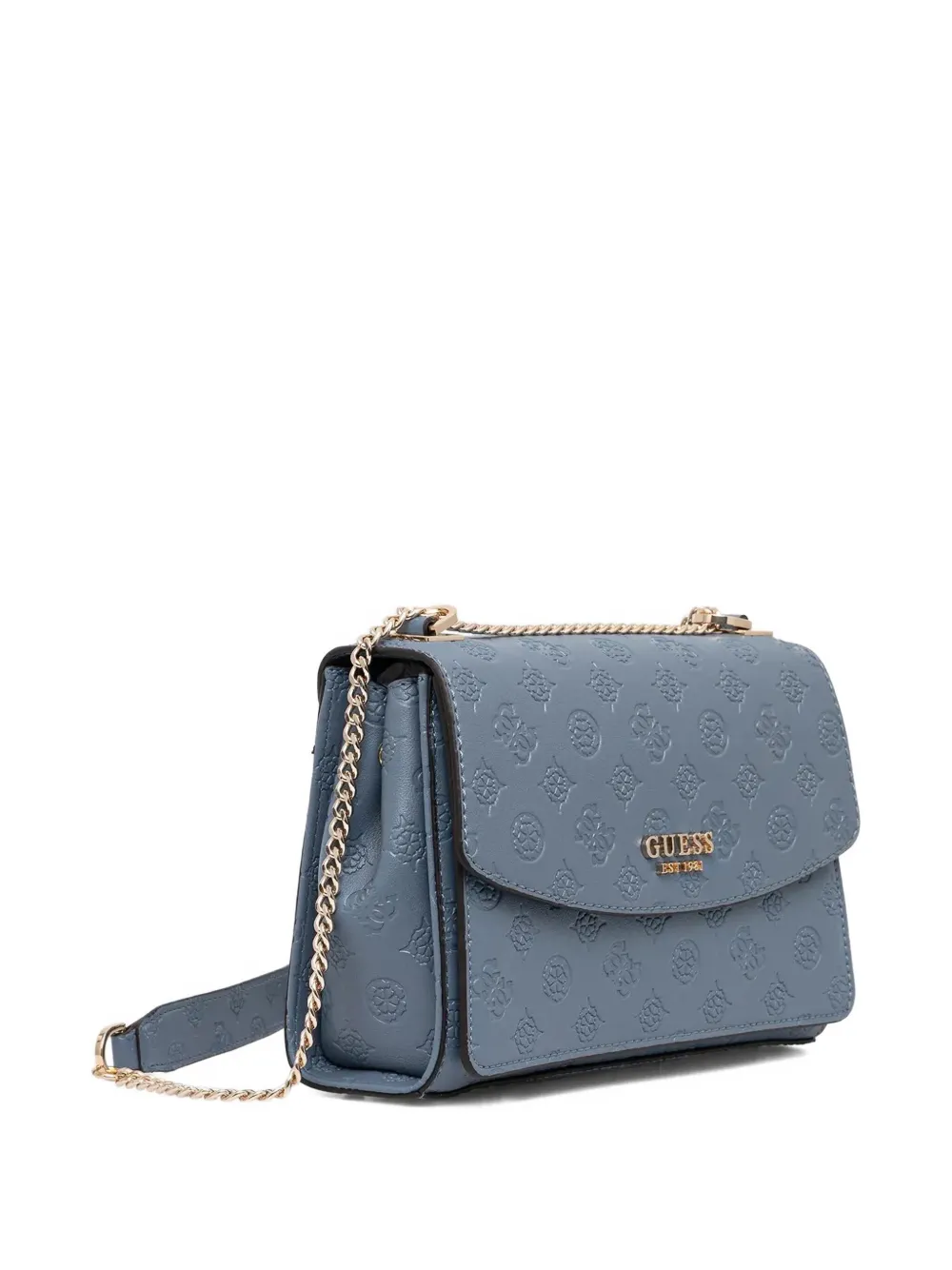 Guess Usa Mini Hoebe 4g Logo-details Crossbody Bag In Black