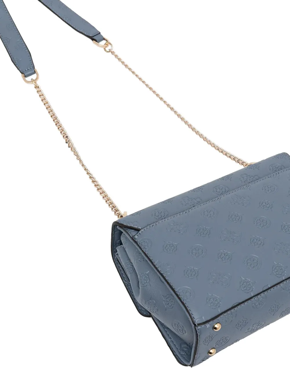 Guess Usa Mini Hoebe 4g Logo-details Crossbody Bag In Black