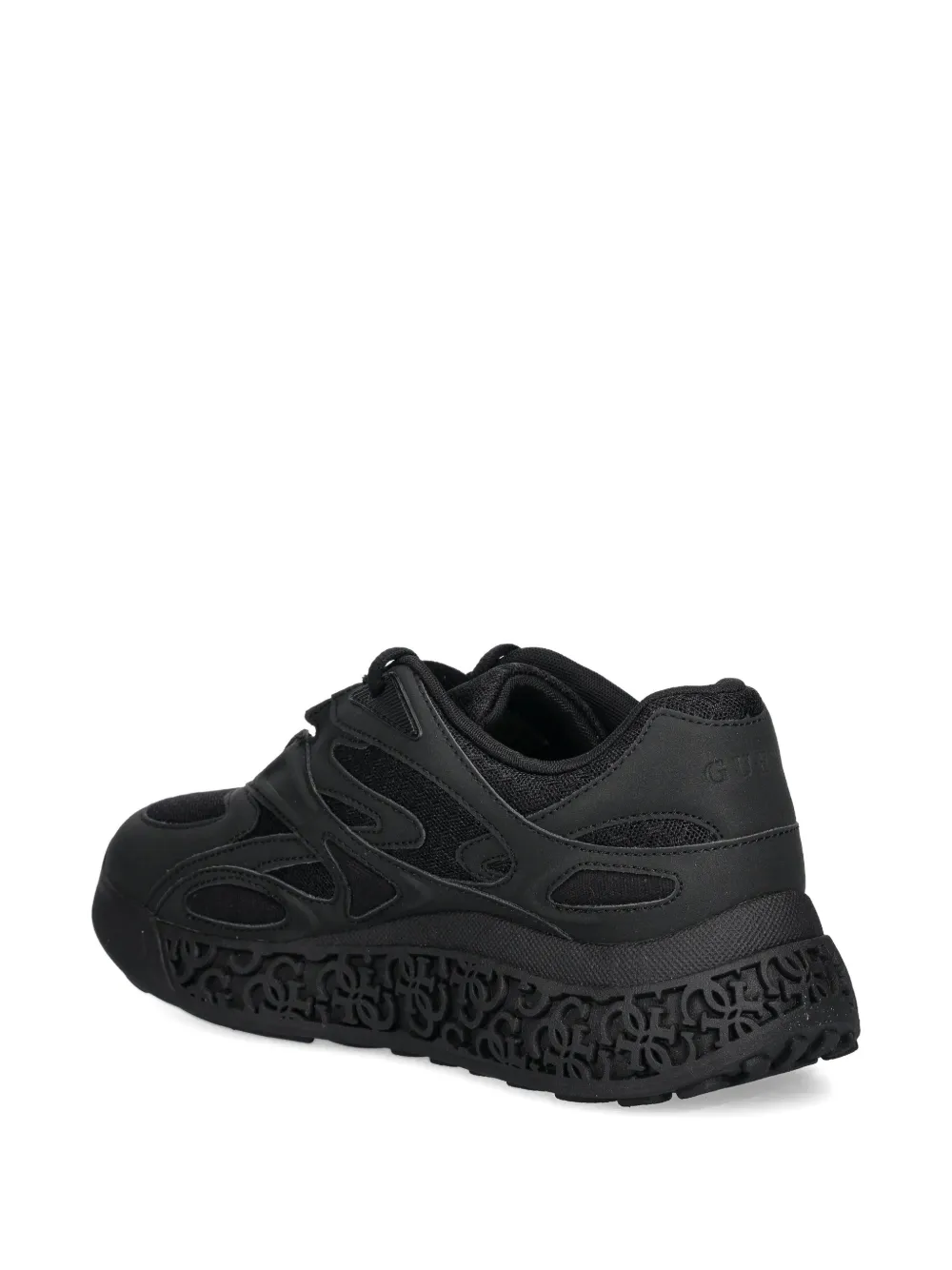 Guess Usa Cut-out Detailing Sneakers In Black