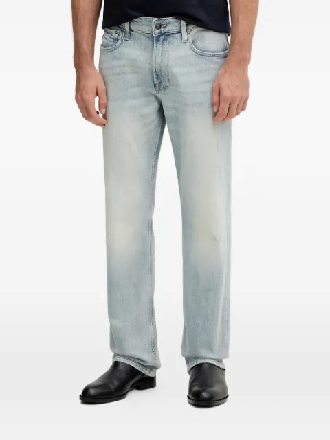 GUESS USA Mason logo-patch jeans