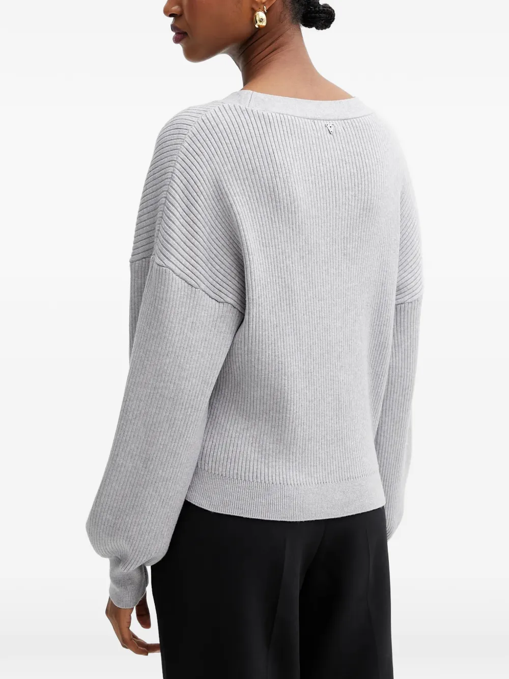 Guess Usa Button-fastening Cardigan In Gray