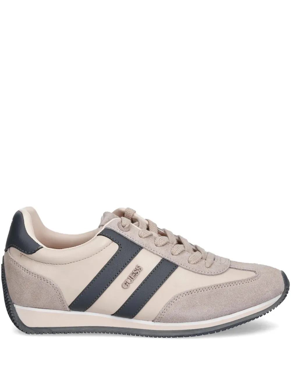 Guess Usa 30mm Saphia Lace-up Sneakers In Gray