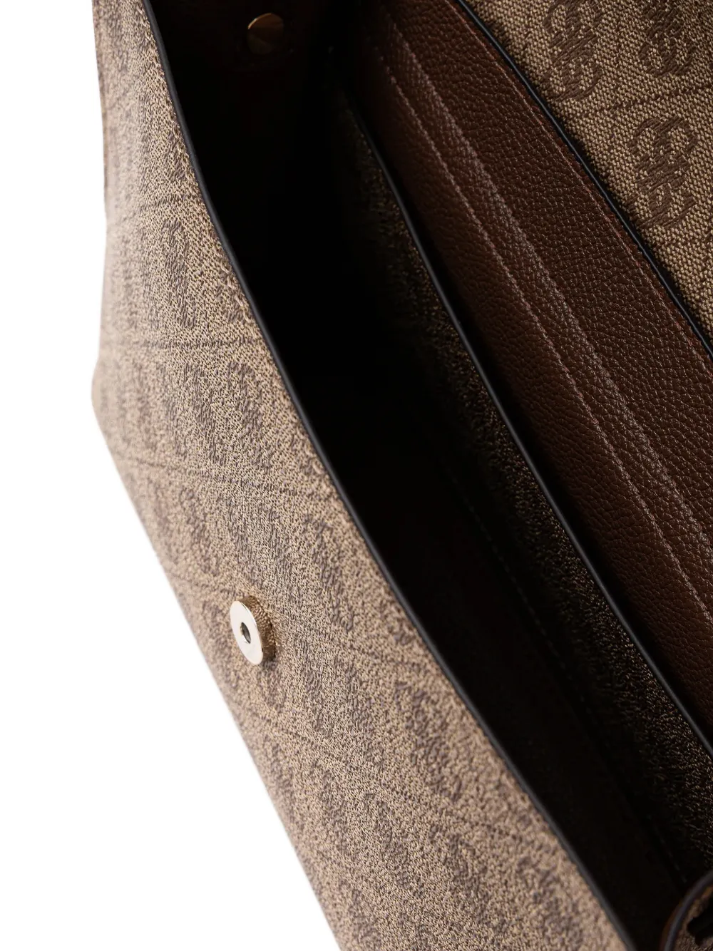 GUESS USA Meridian crossbodytas met logoplakkaat Beige