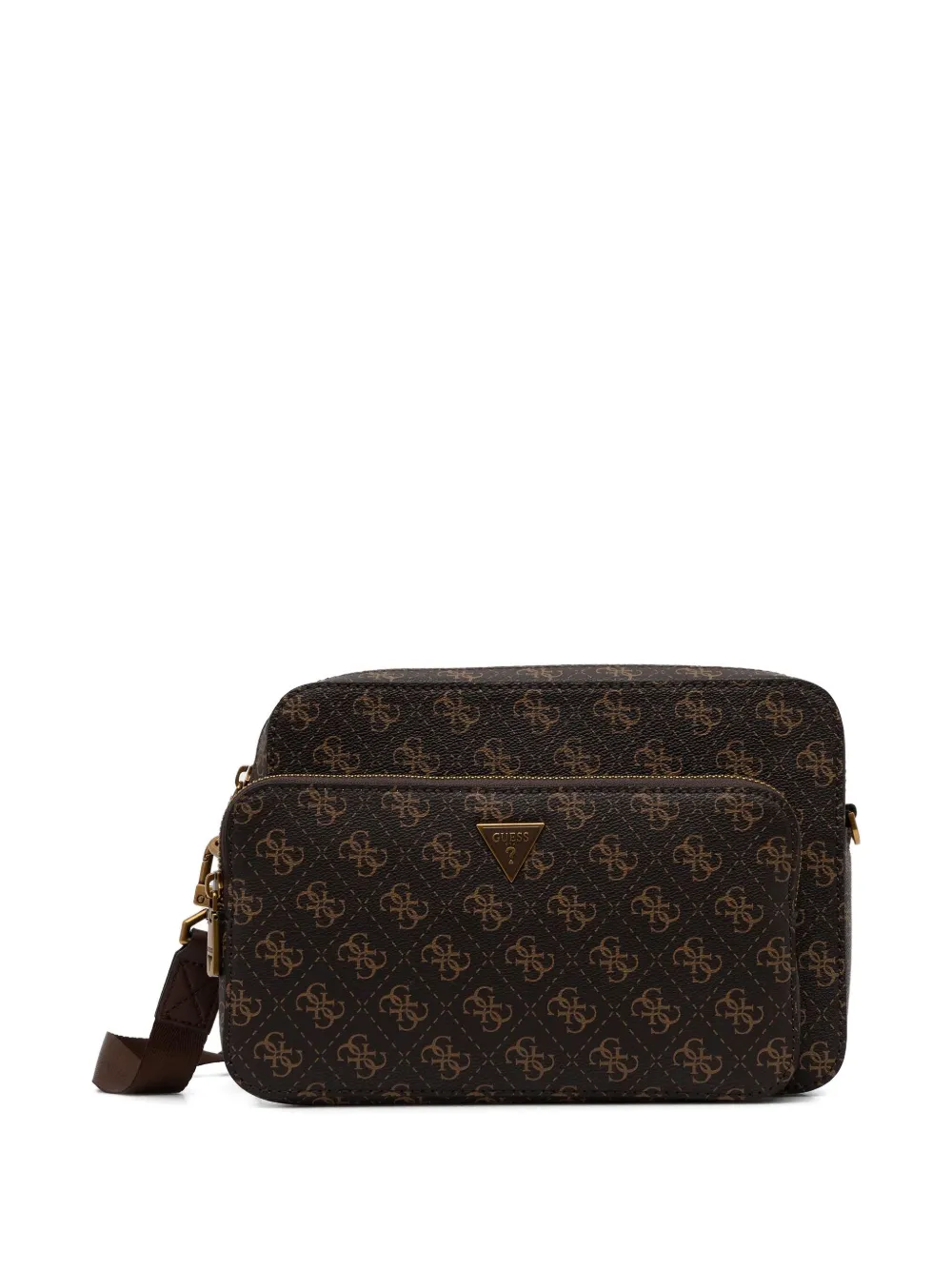 GUESS USA Milano monogram-pattern messenger bag | Image 2