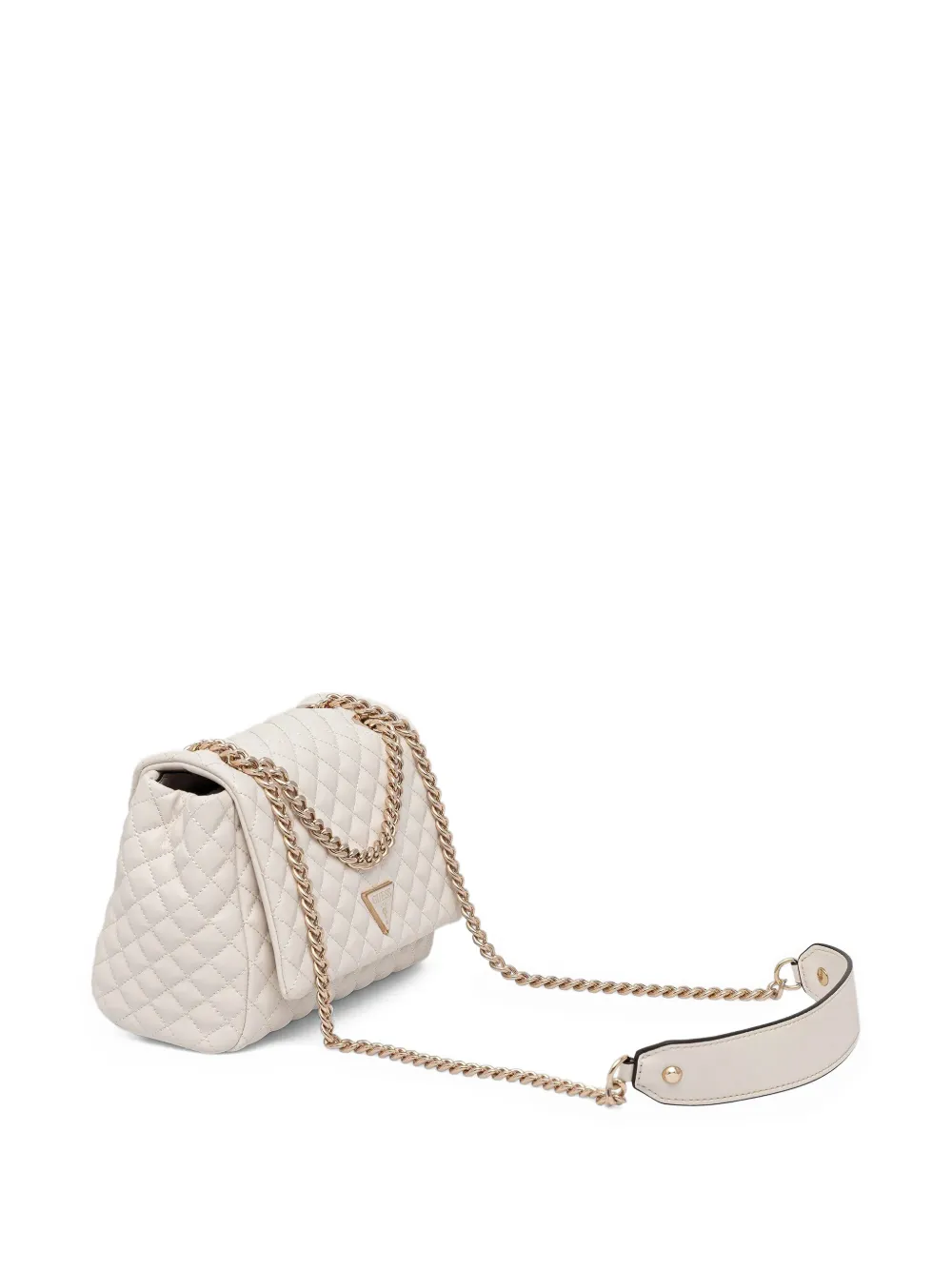 GUESS USA Everlee gewatteerde schoudertas Wit