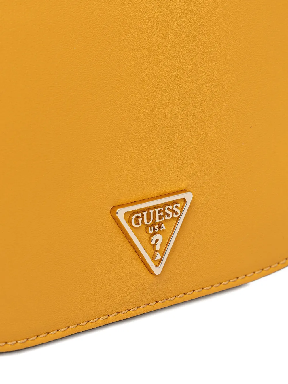 GUESS USA Talent schoudertas met logo Geel