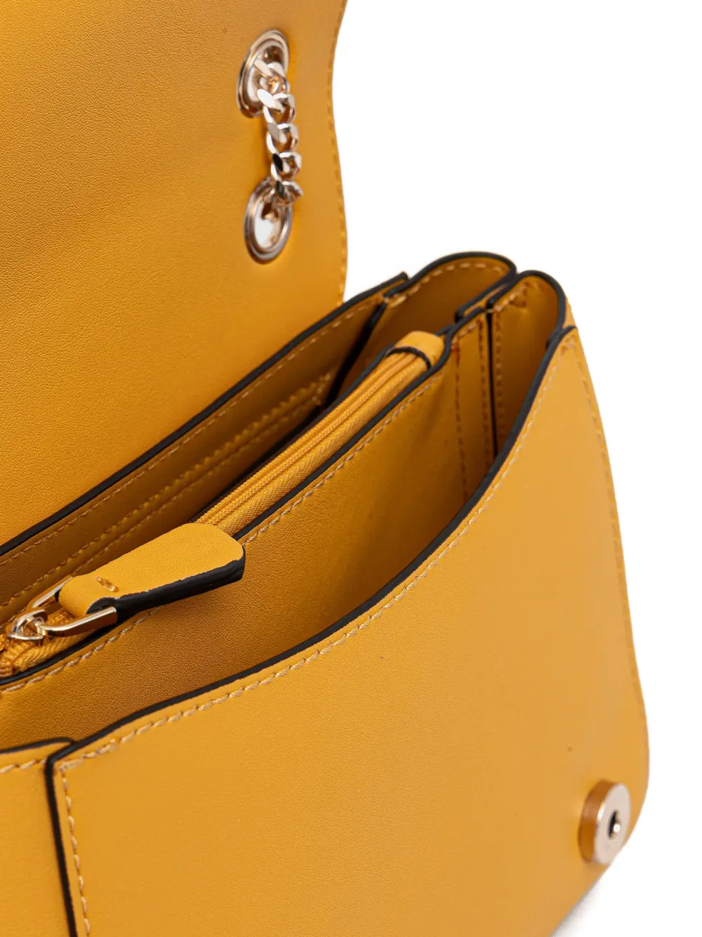 GUESS USA Talent schoudertas met logo Geel