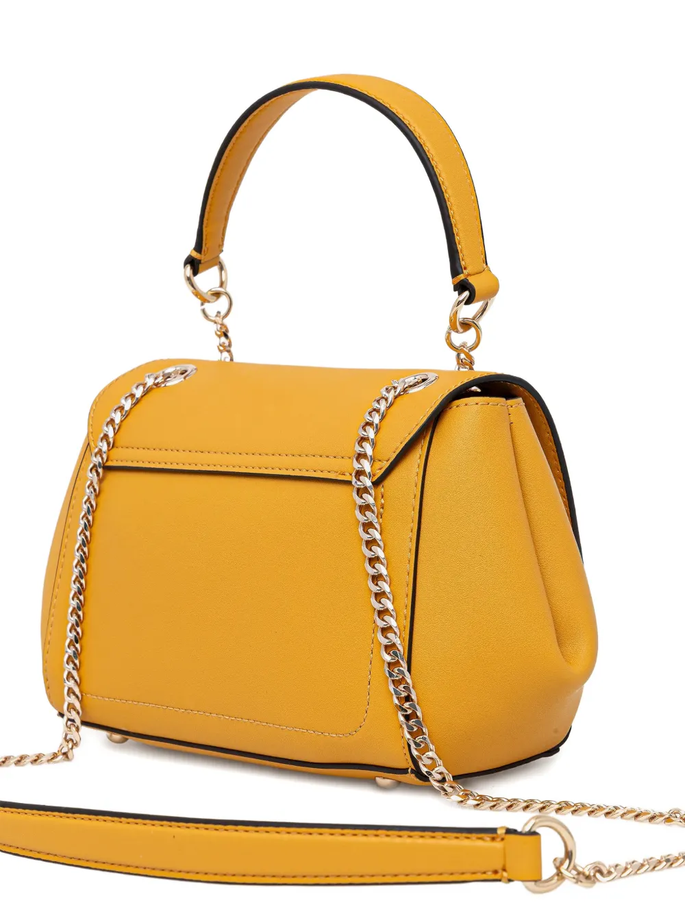 GUESS USA Talent schoudertas met logo Geel