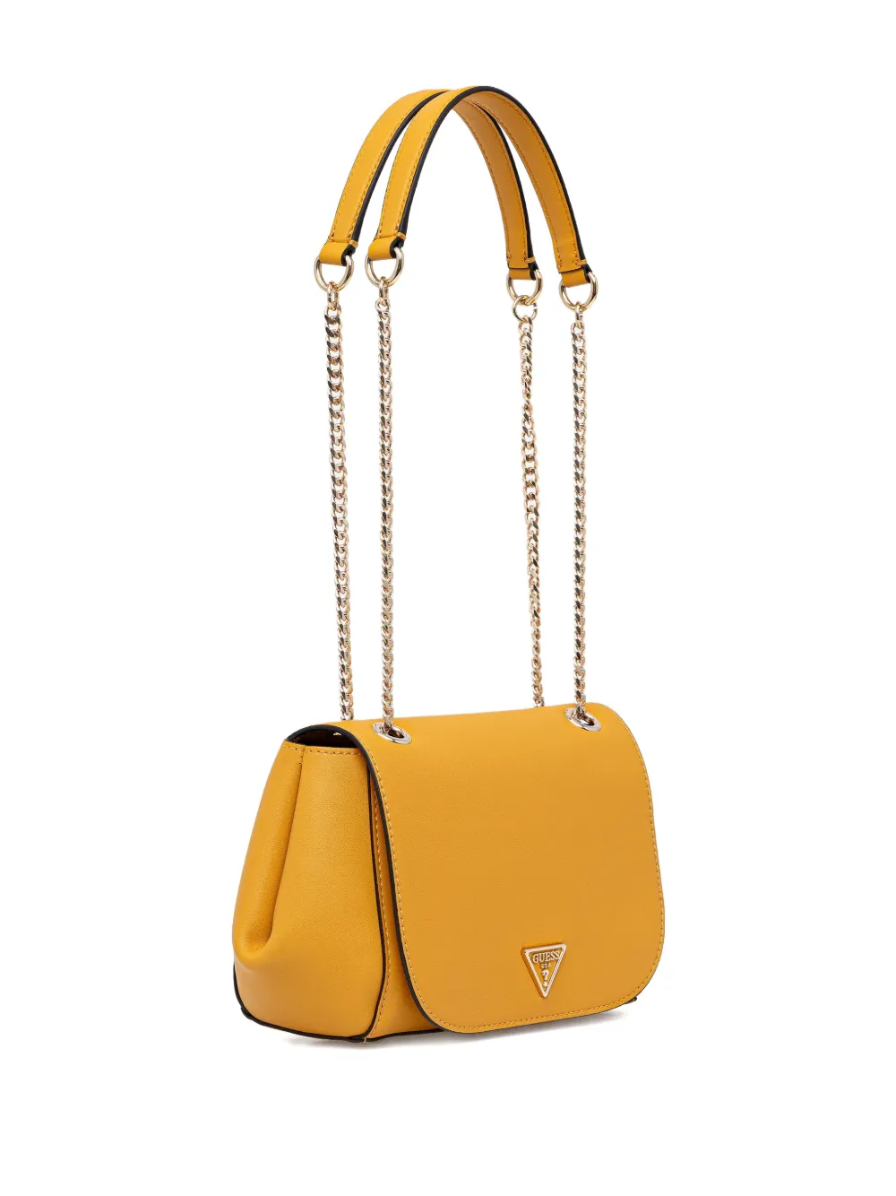 GUESS USA Talent logo shoulder bag - Geel