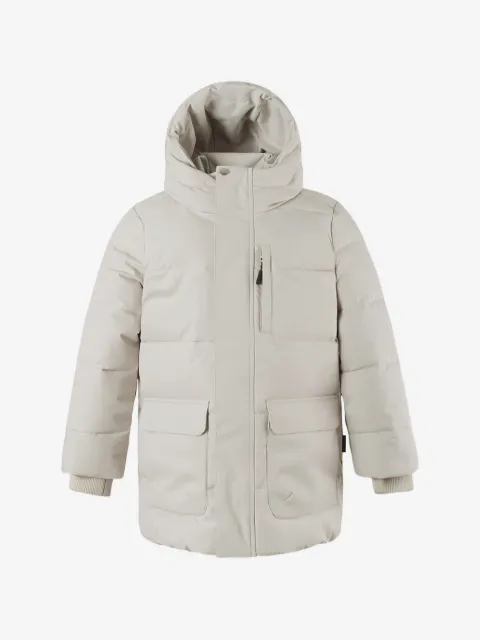 Gosoaky Tiger Eye hooded puffer jacket