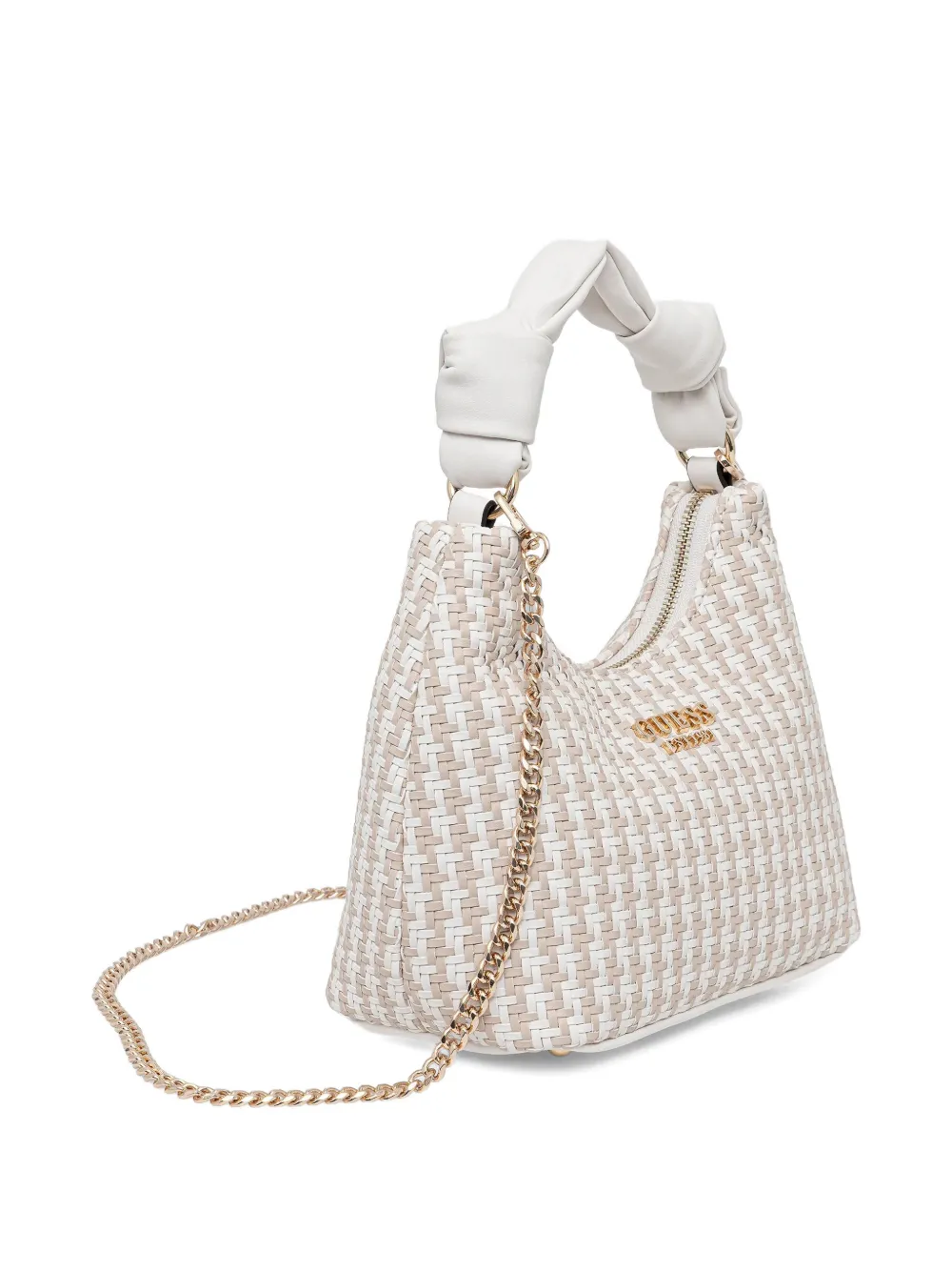 Guess Usa Logo-lettering Crossbody Bag In Multi