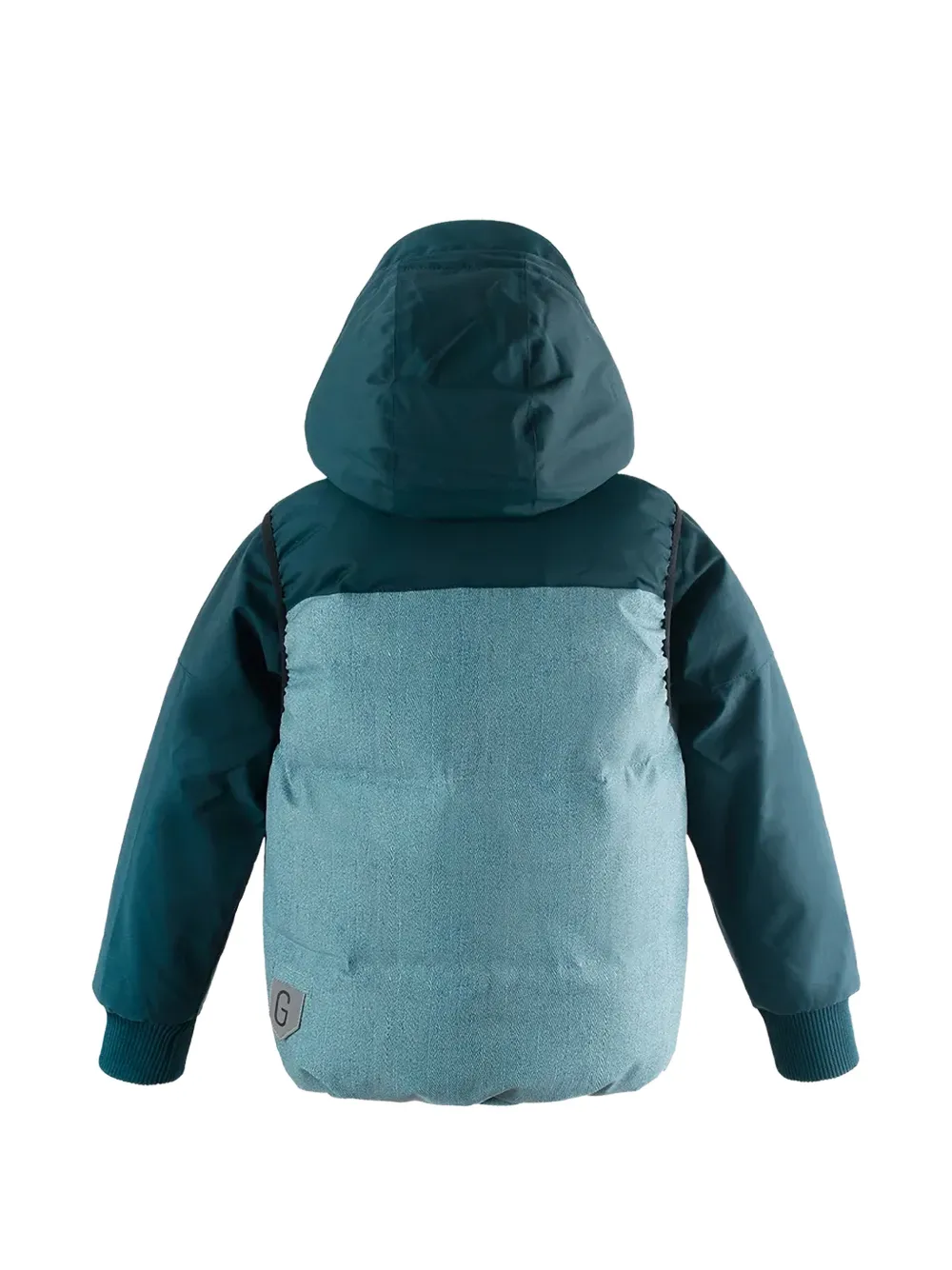 Hooded Two-Tone Jacket Set Of Two