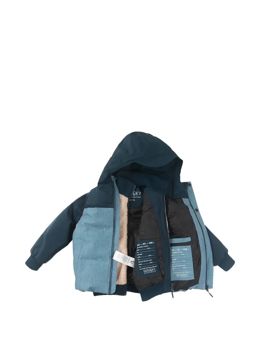 Hooded Two-Tone Jacket Set Of Two
