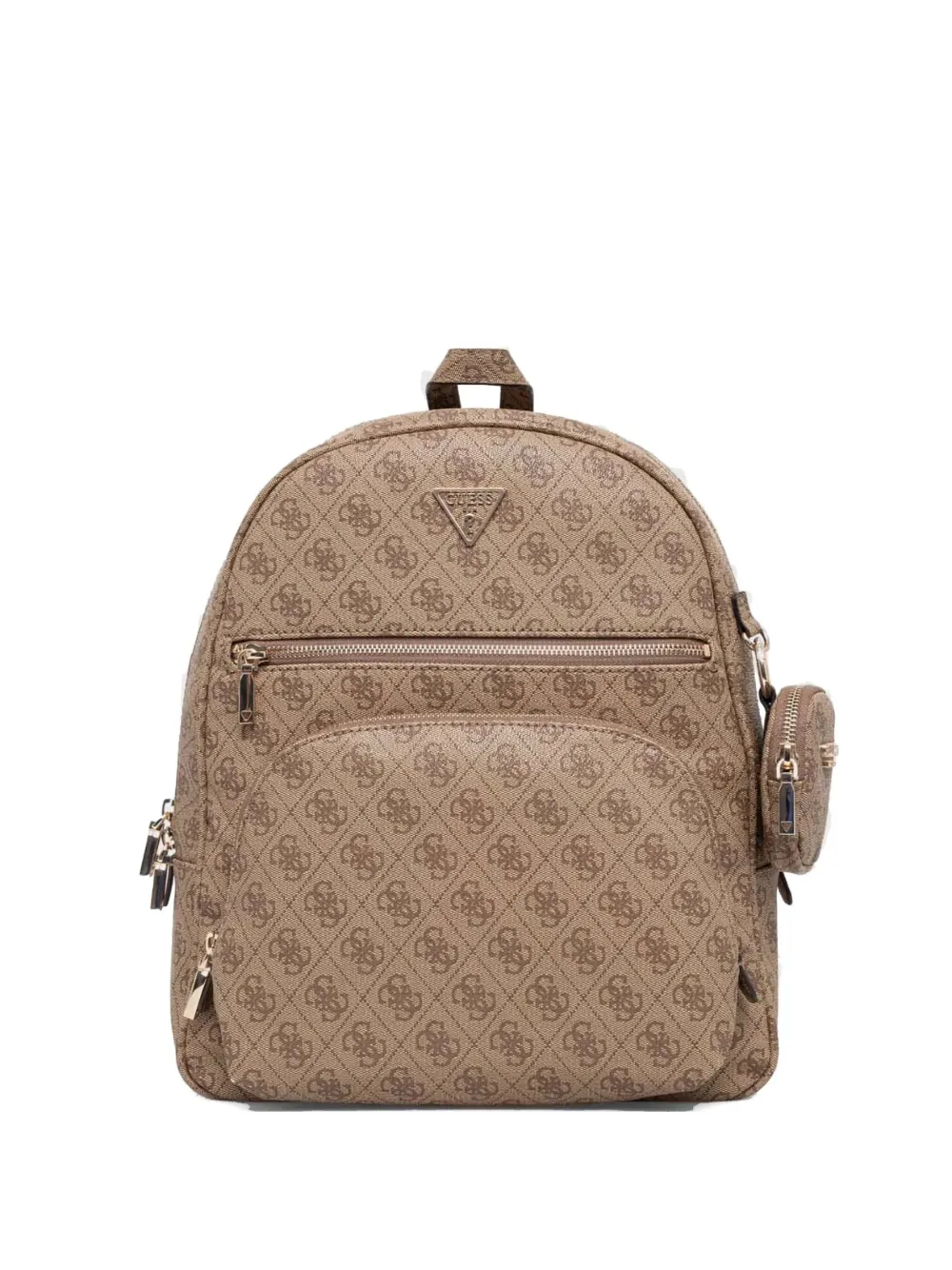 GUESS USA logo-pattern backpack - Marrone