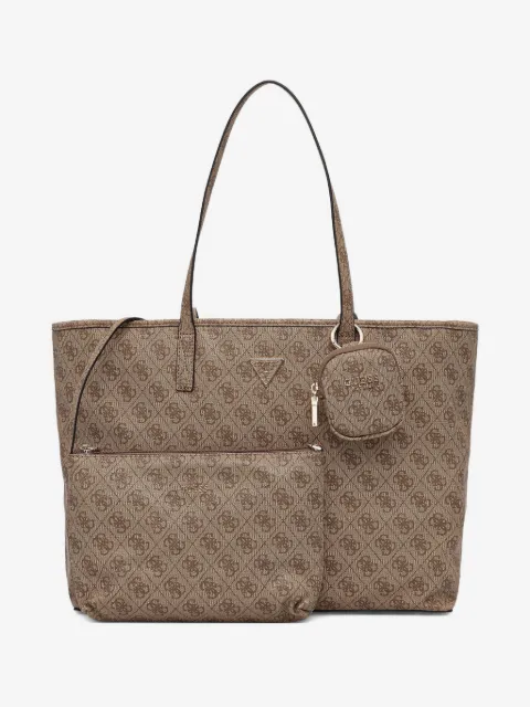 GUESS USA Power Play II logo-plaque tote bag