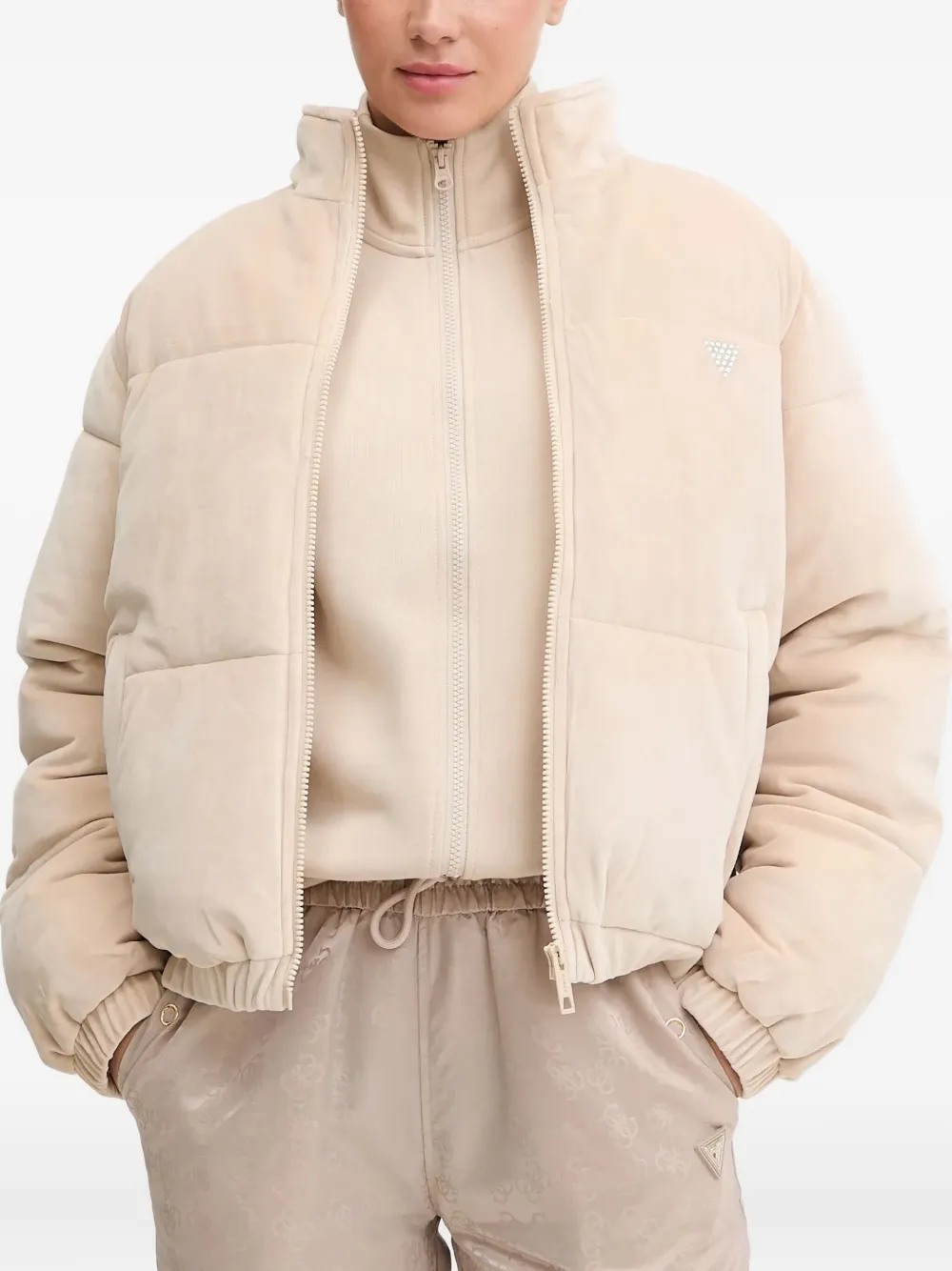 GUESS USA Gewatteerd jack Beige