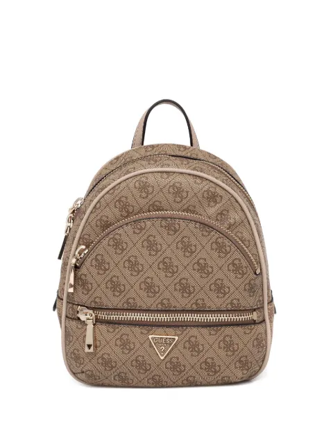 GUESS USA monogram-pattern zip-pockets backpack
