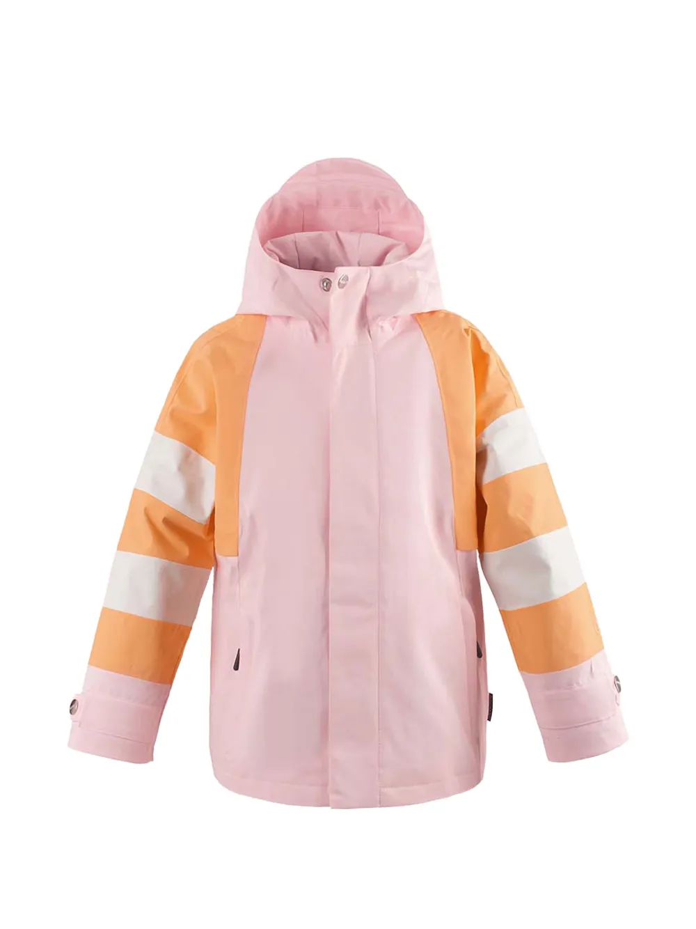 Gosoaky striped hooded jacket - Rosa