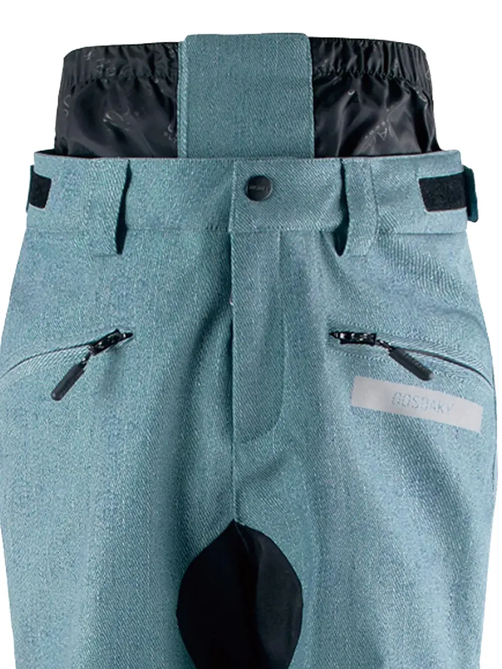 Gosoaky Broek met rits Blauw