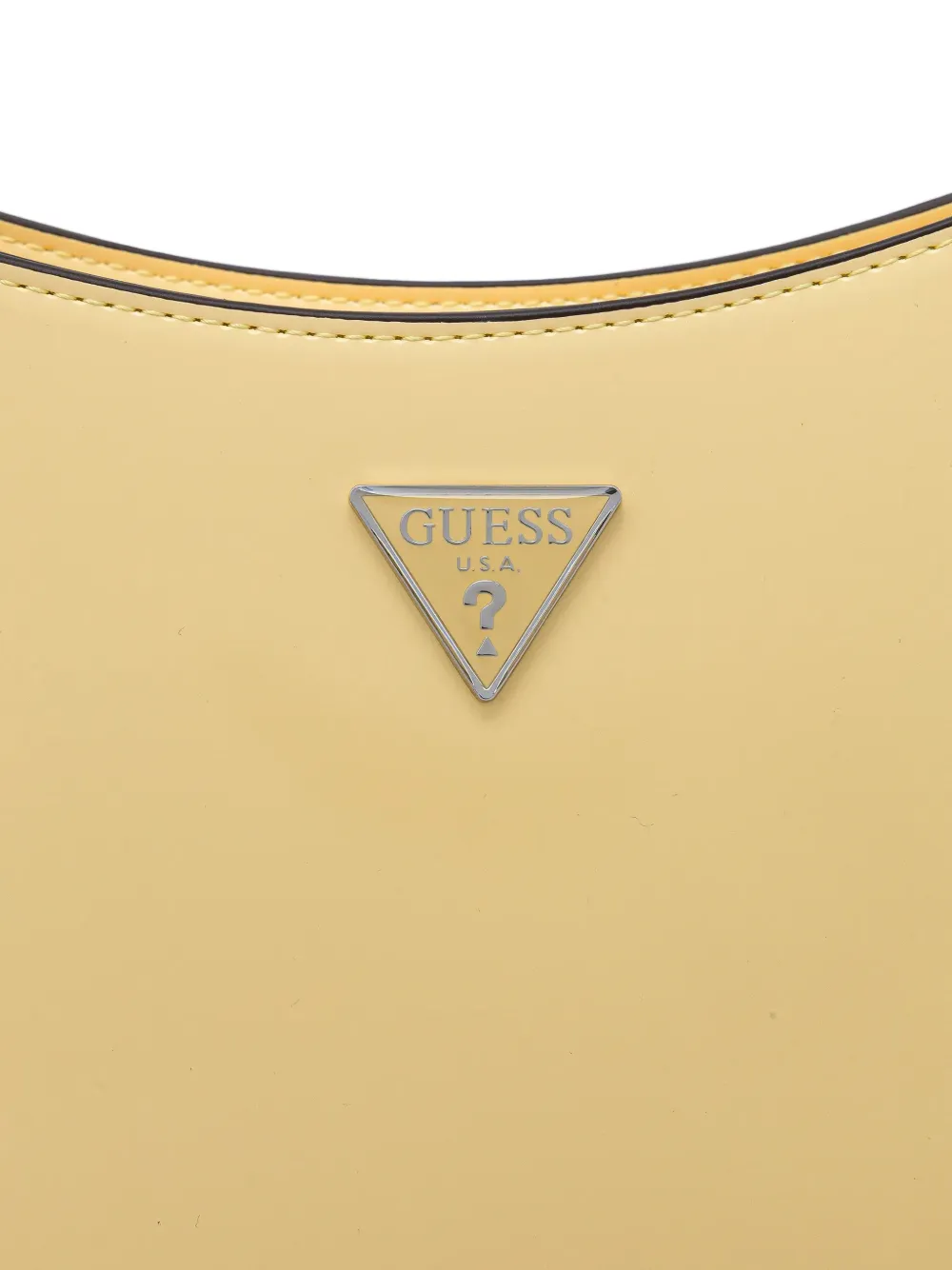 GUESS USA Arnela schoudertas met triangel-logo Geel