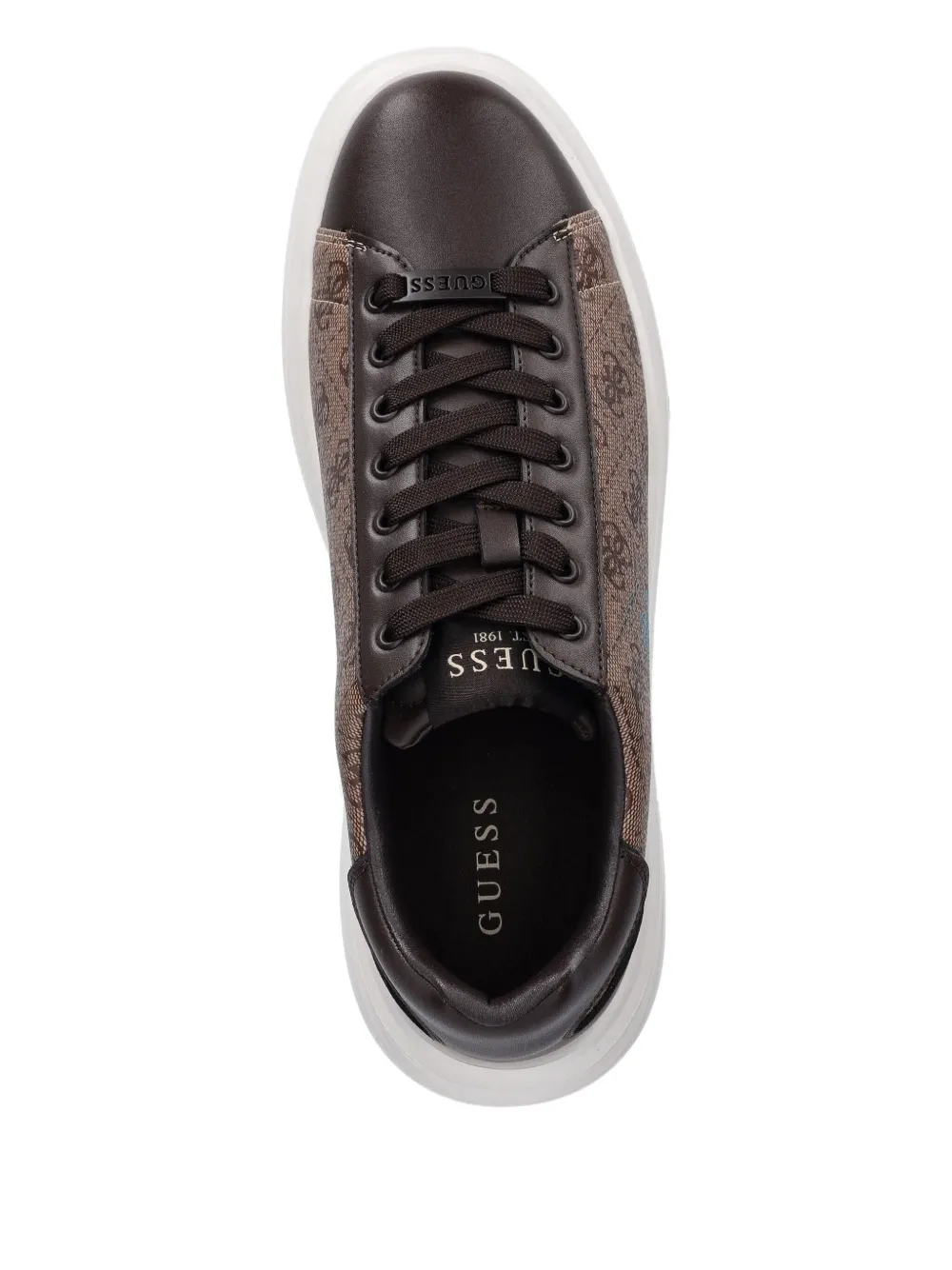 GUESS USA Elba monogram-pattern sneakers Bruin