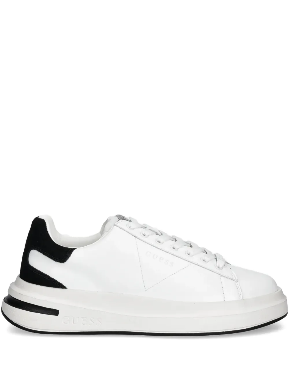 GUESS USA lace-up panelled sneakers | White | Image 1