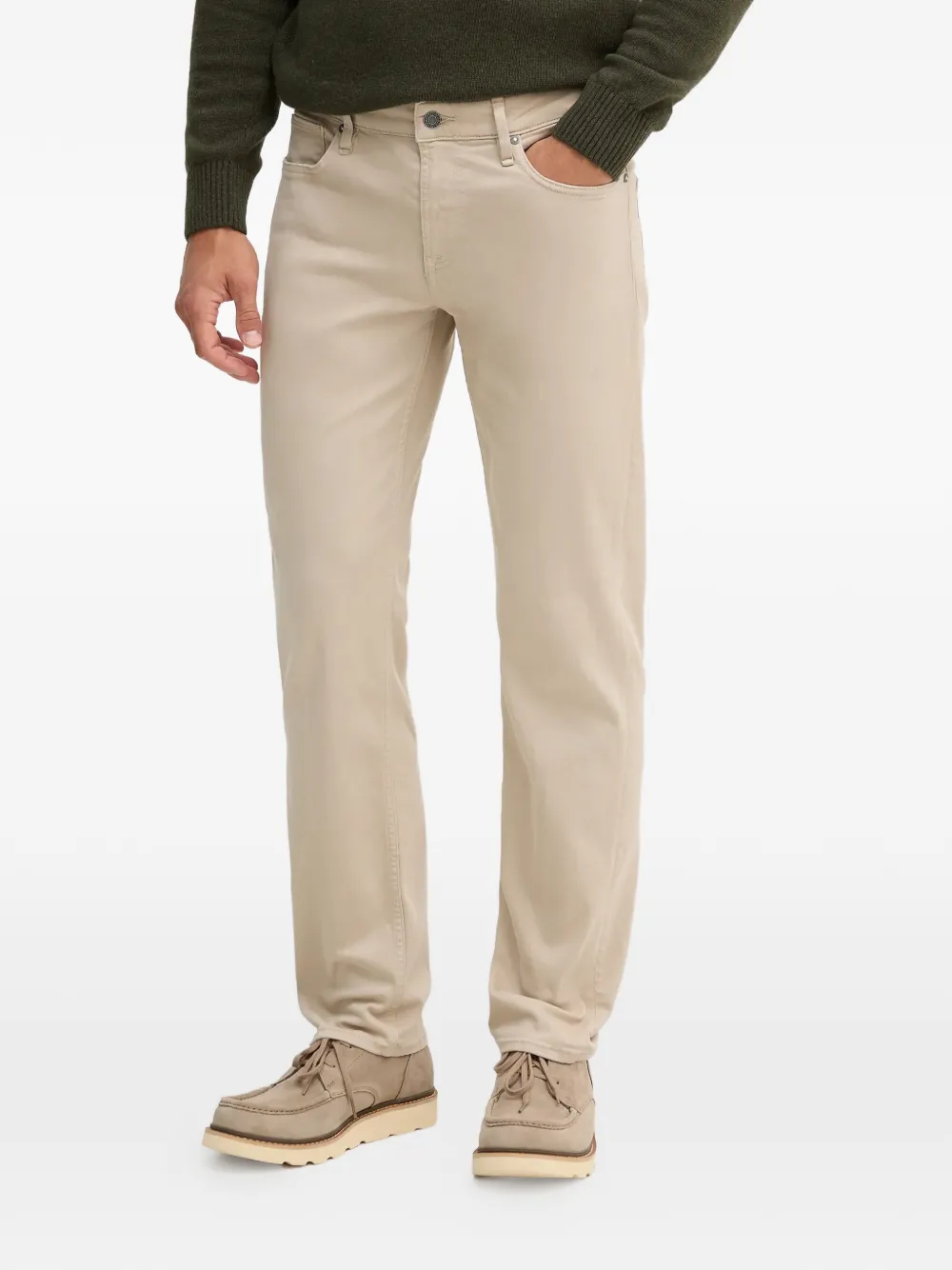GUESS USA logo-patch chinos | Neutrals | Image 1